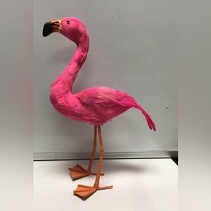 11” x 8” pink flamingo figurine A